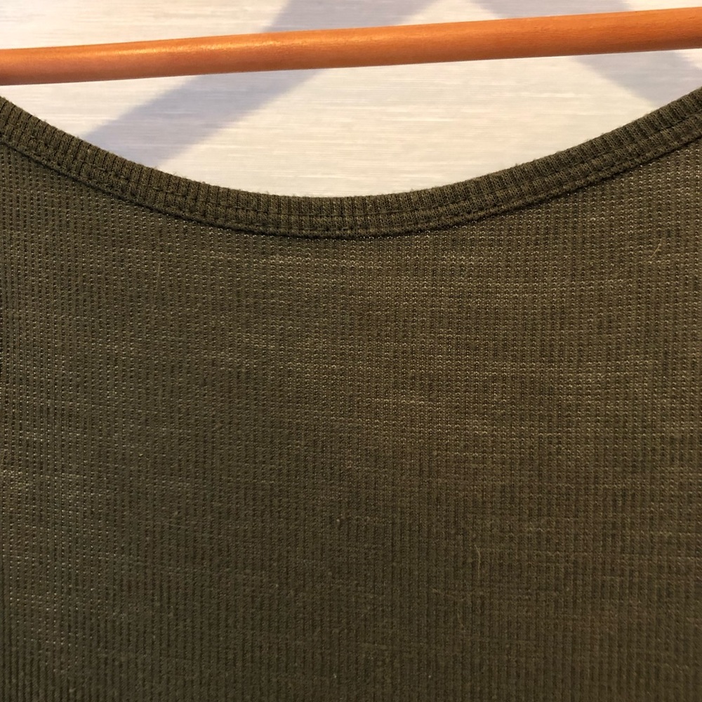 Lime And Chili Army Green Dress - Picture 2 of 4